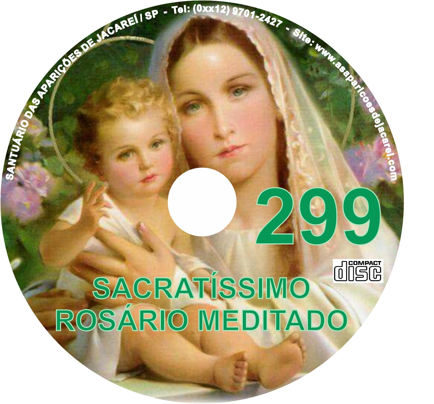 CD Rosário Meditado 299 CD Rosário Meditado 299